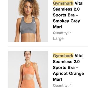 Gymshark Sports Bra Set Seamless